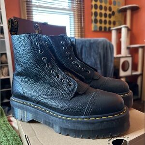 Sinclair Platform Dr. Martens Milled Nappa